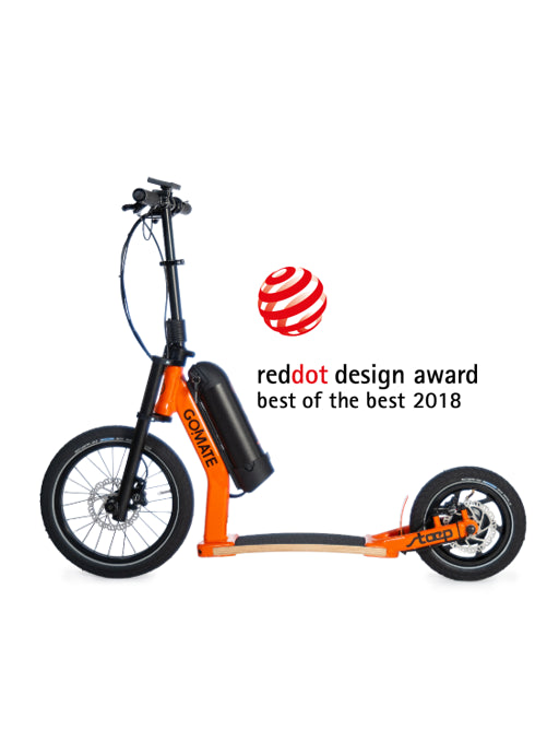 Go!Mate stæp ER1 EVO Elektro Tretroller - 25 km/h Orange Go!Mate stæp ER1 EVO Elektro Tretroller - 25 km/h Orange